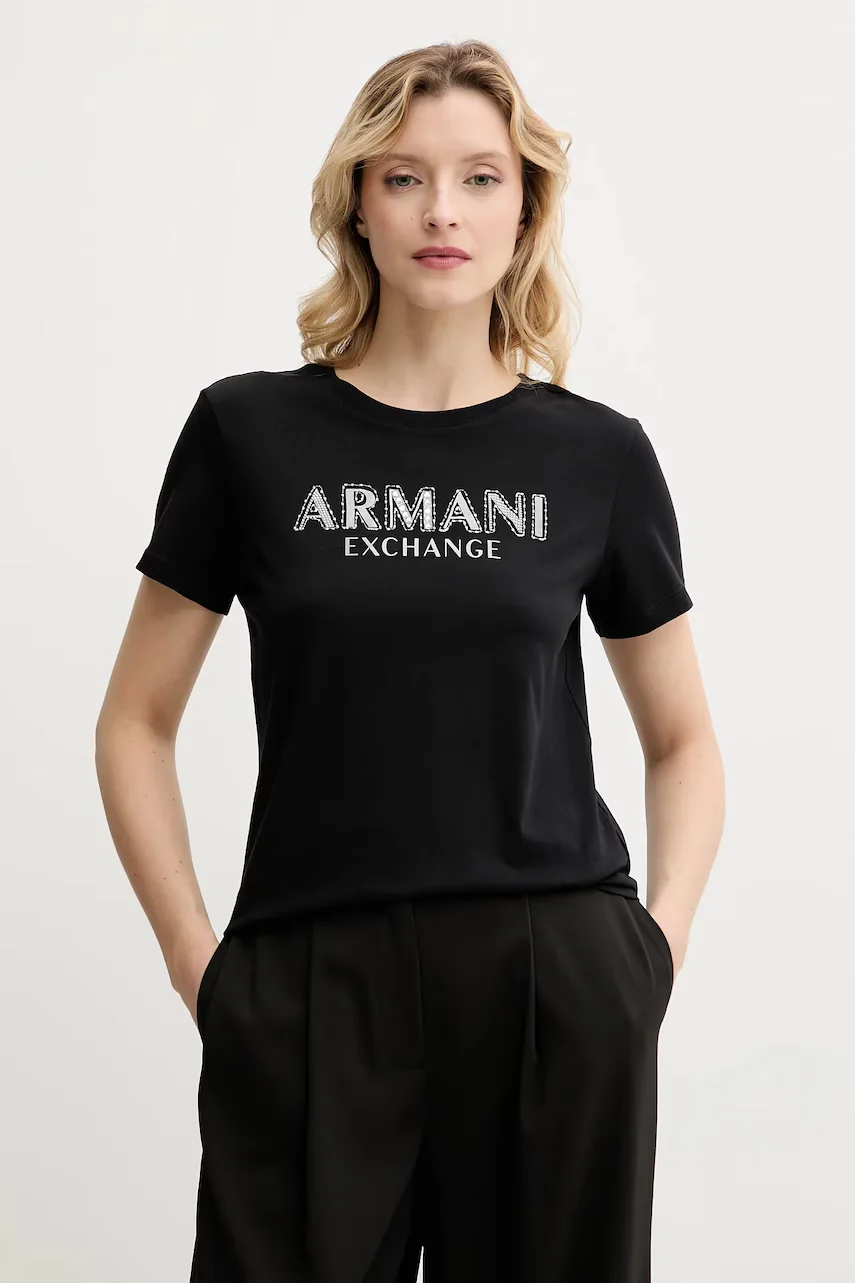 Armani Exchange Памучна тениска