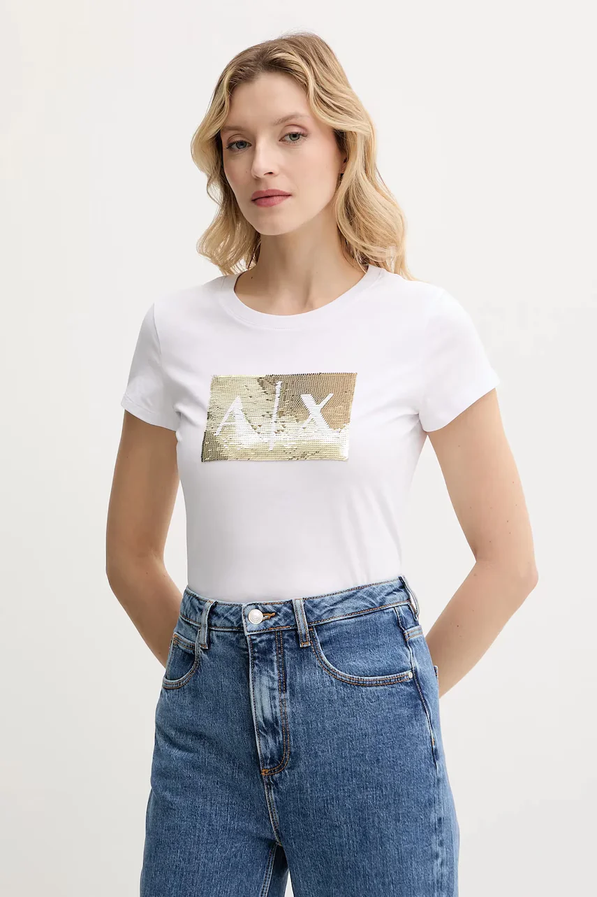 Armani Exchange Памучна тениска