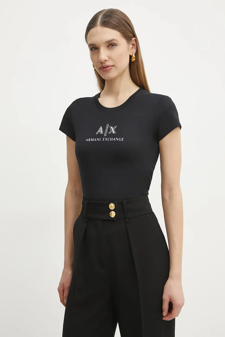 Armani Exchange Памучна тениска