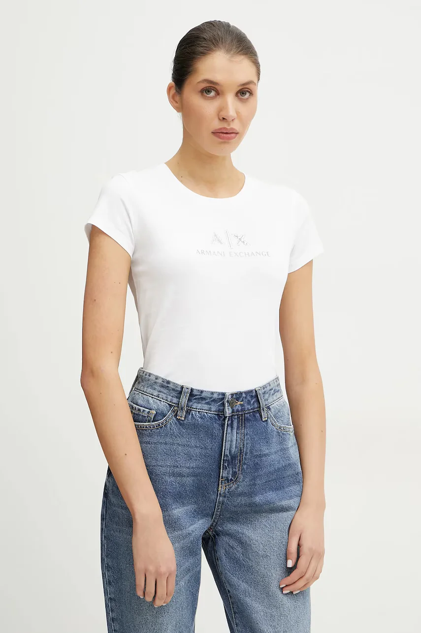 Armani Exchange Памучна тениска