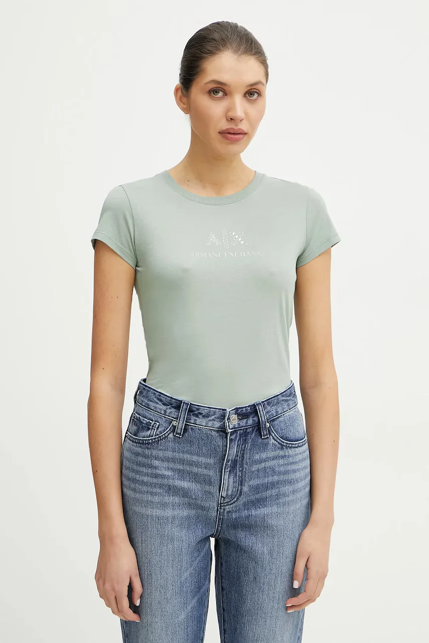 Armani Exchange Памучна тениска