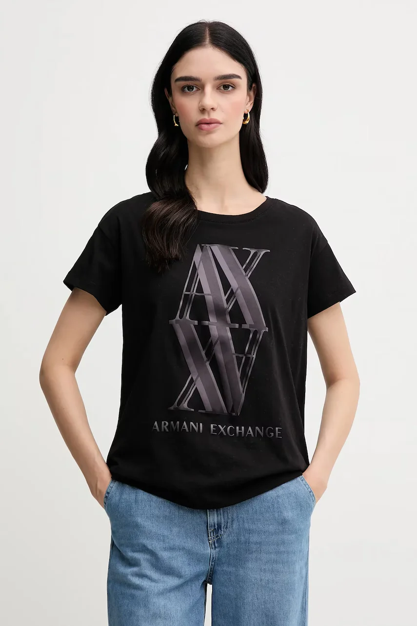 Armani Exchange Памучна тениска