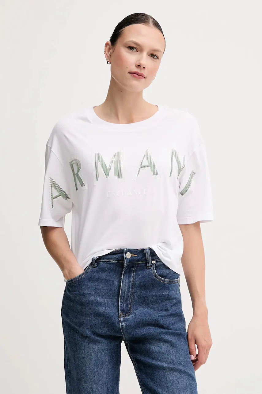 Armani Exchange Памучна тениска