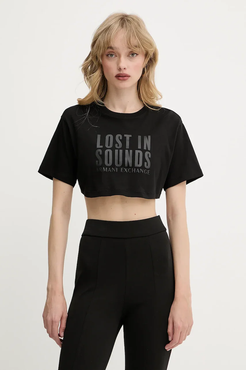 Armani Exchange Памучна тениска