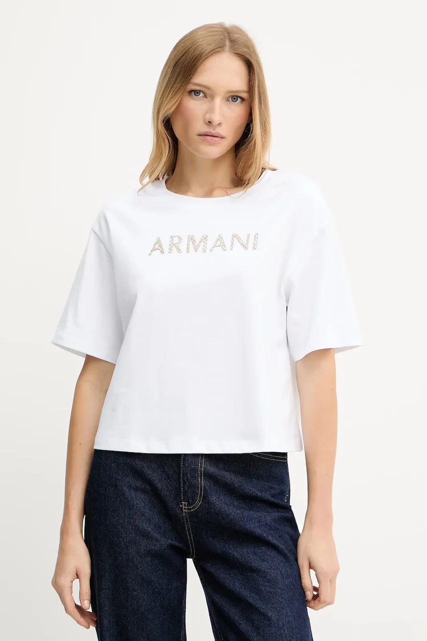 Armani Exchange Памучна тениска