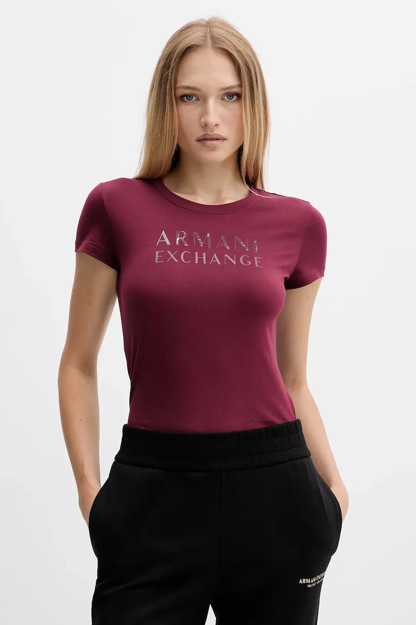 Armani Exchange Памучна тениска