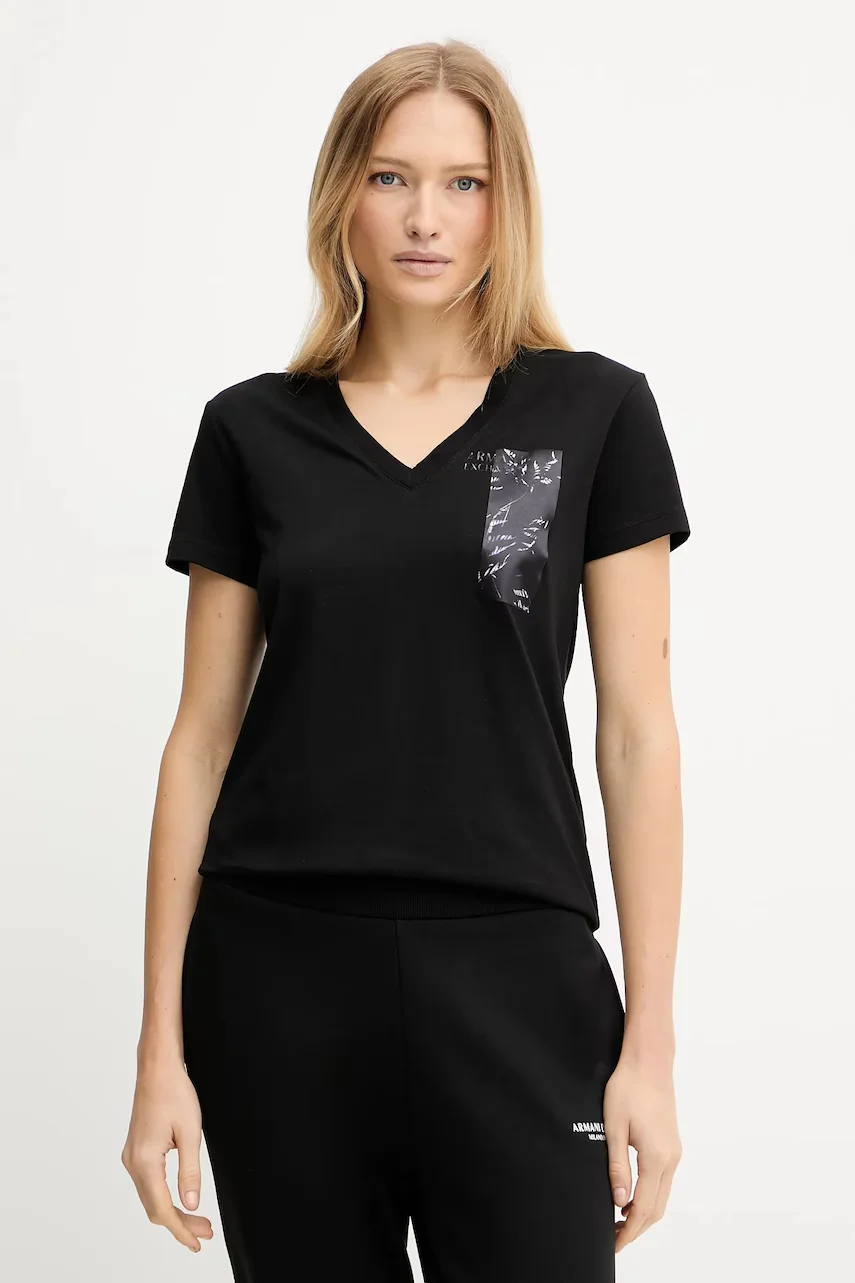 Armani Exchange Памучна тениска