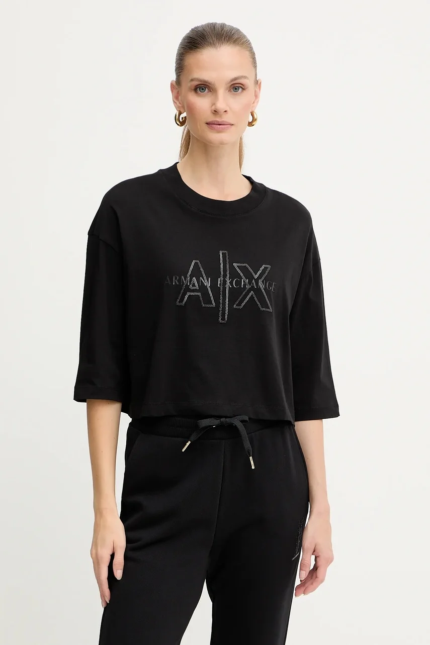 Armani Exchange Памучна тениска