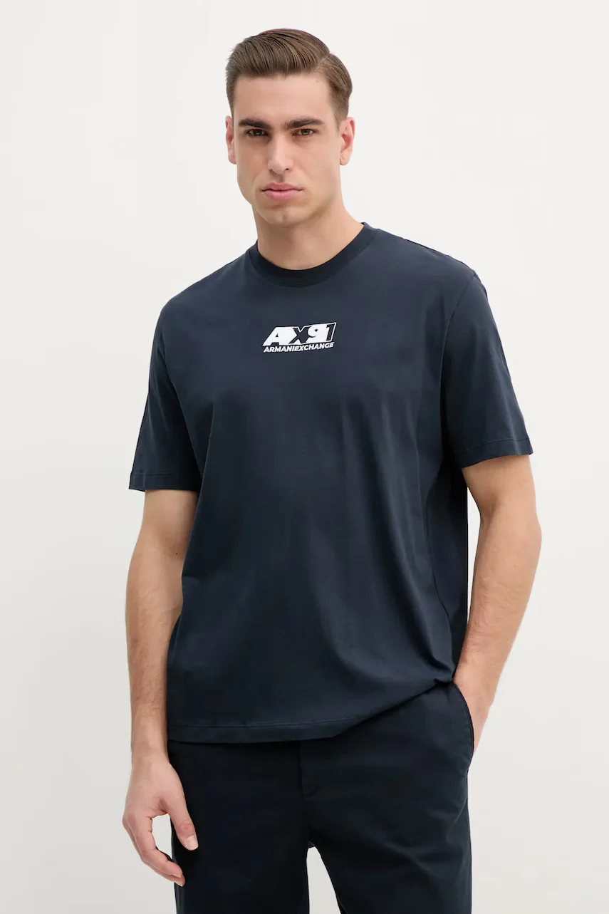Armani Exchange Памучна тениска