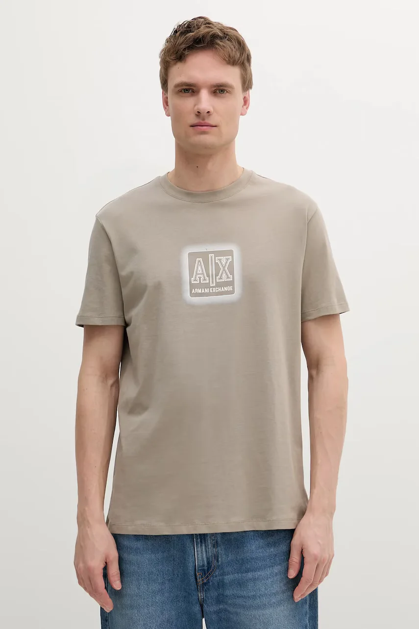 Armani Exchange Памучна тениска
