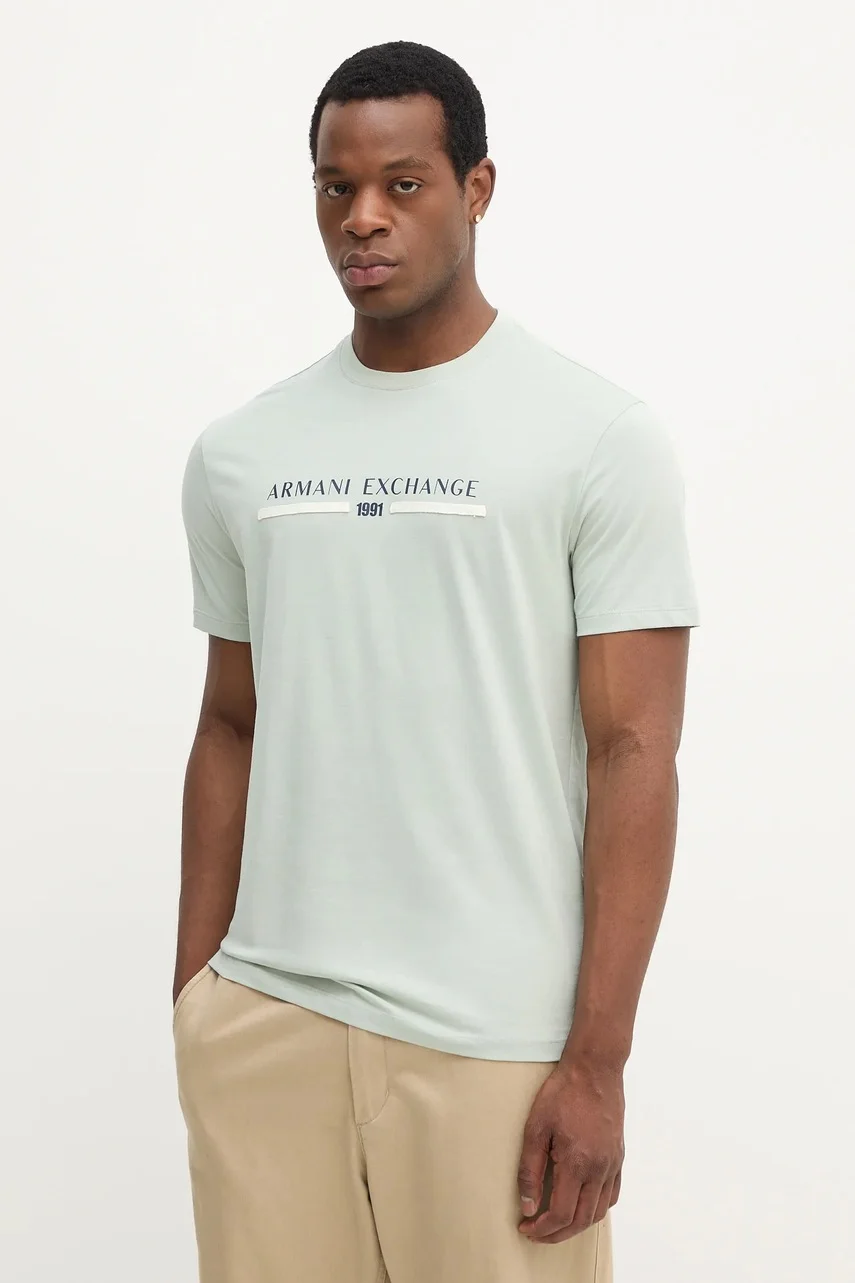 Armani Exchange Памучна тениска