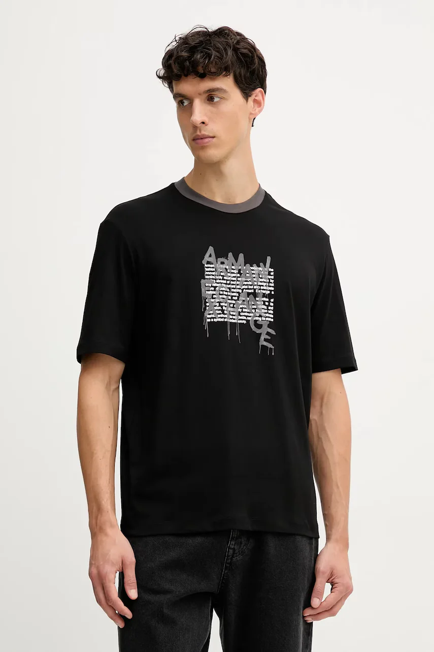 Armani Exchange Памучна тениска
