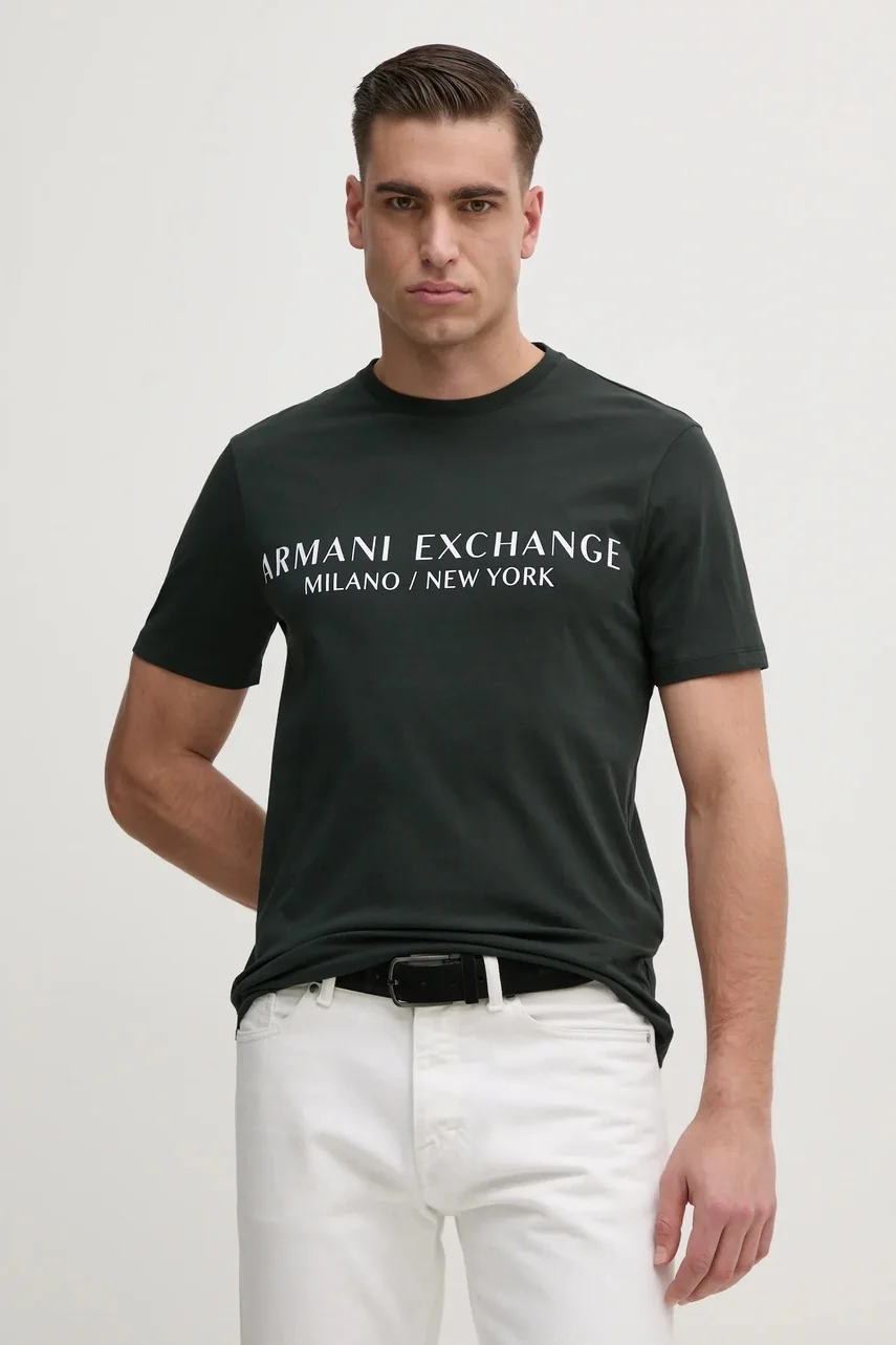 Armani Exchange Памучна тениска