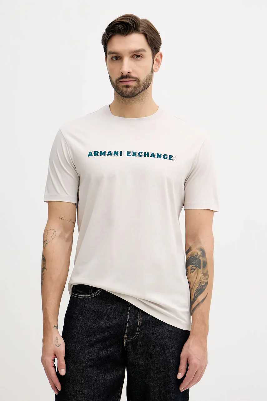 Armani Exchange Памучна тениска