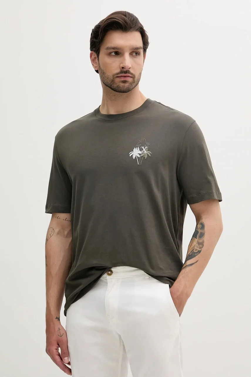 Armani Exchange Памучна тениска