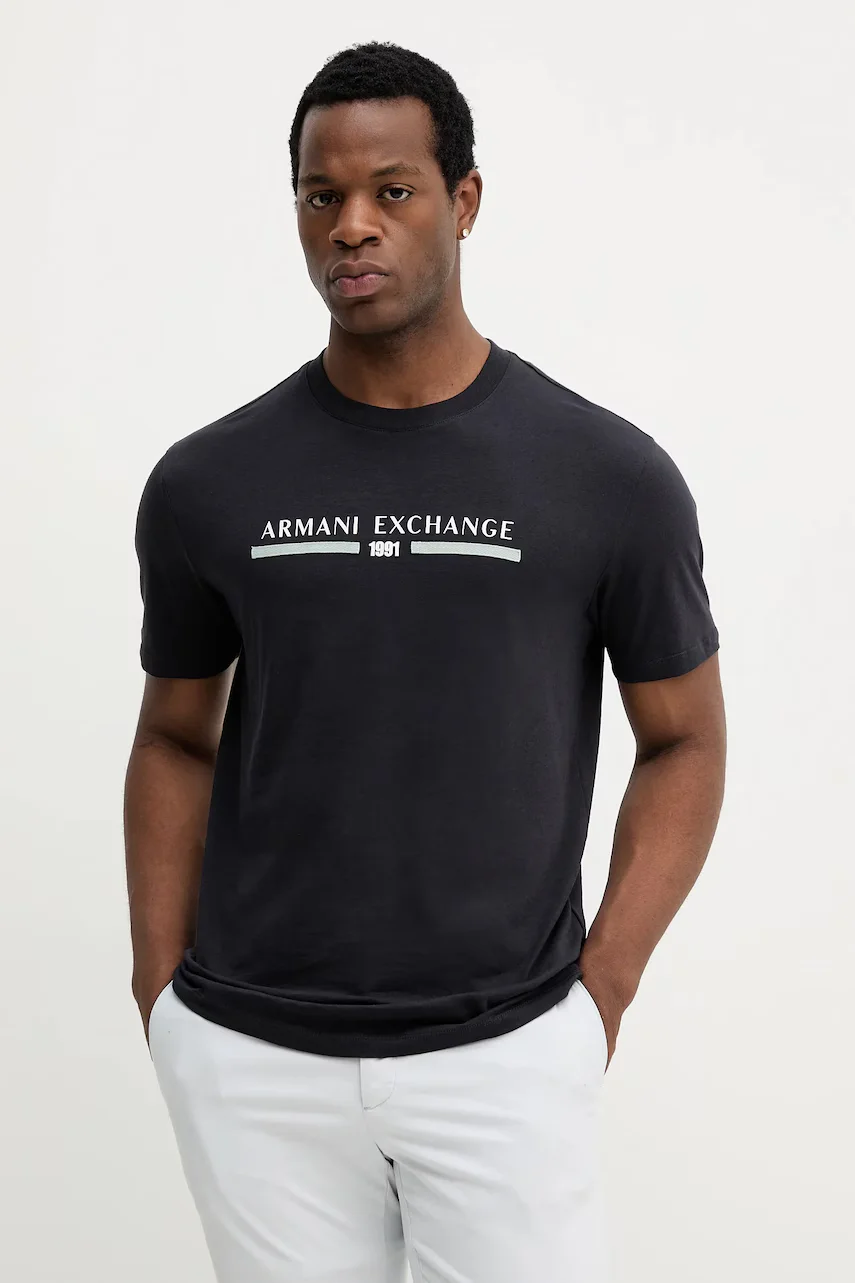Armani Exchange Памучна тениска