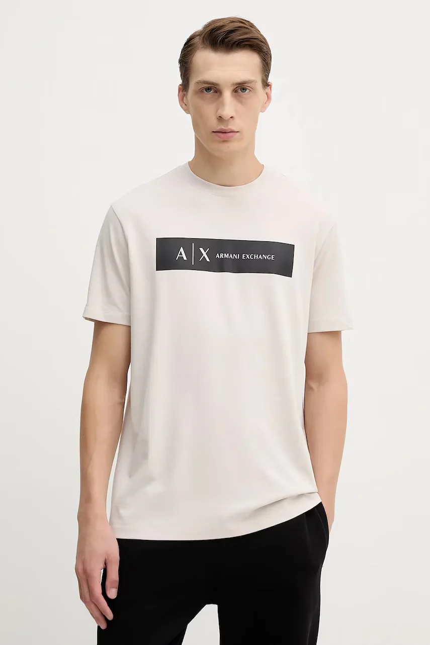 Armani Exchange Памучна тениска