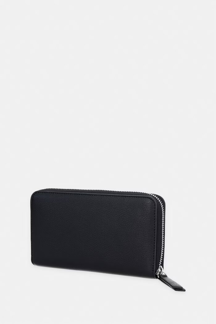 Armani Exchange портфейл дамски от имитация на кожа черен XW000359 AF26569