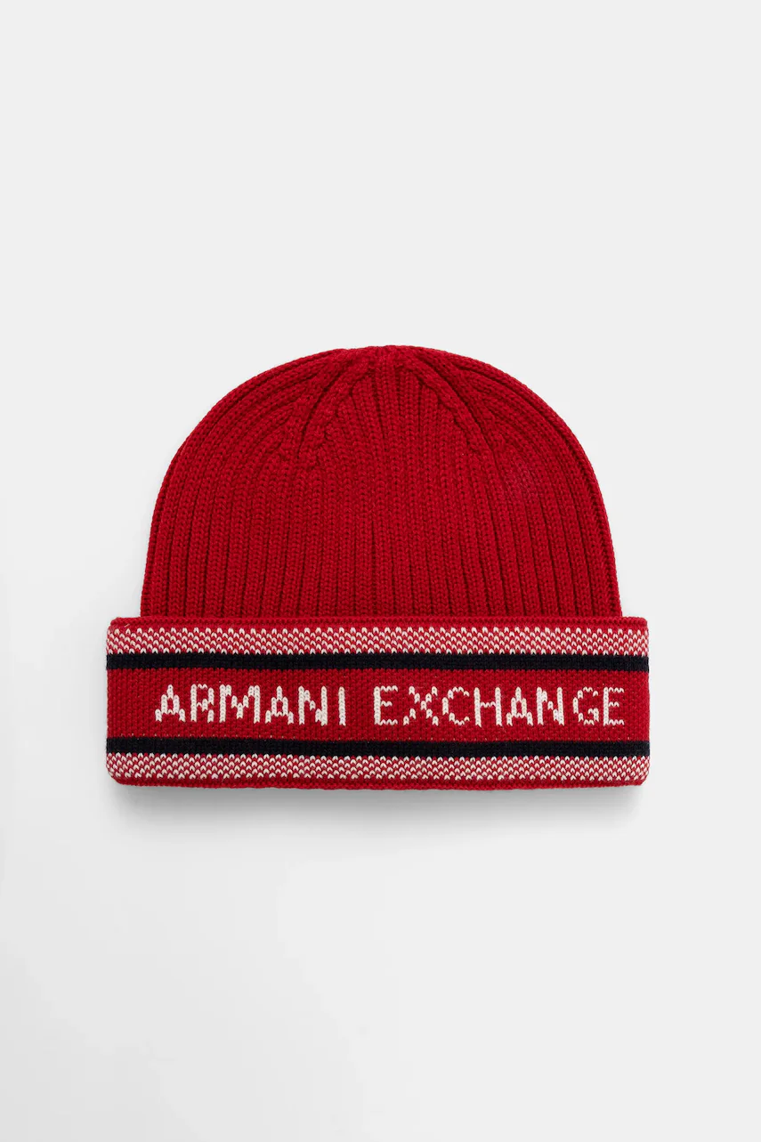Armani Exchange Шапка с вълна