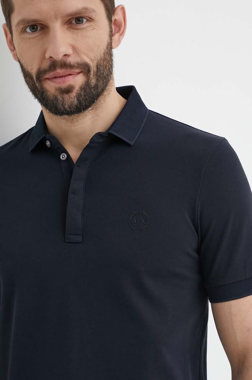 Armani Exchange Тениска с яка