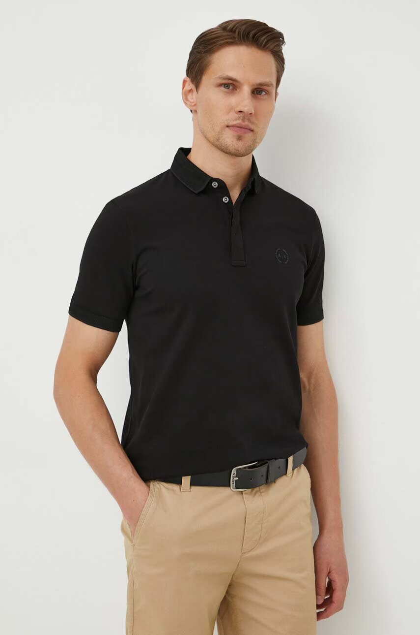 Armani Exchange Тениска с яка