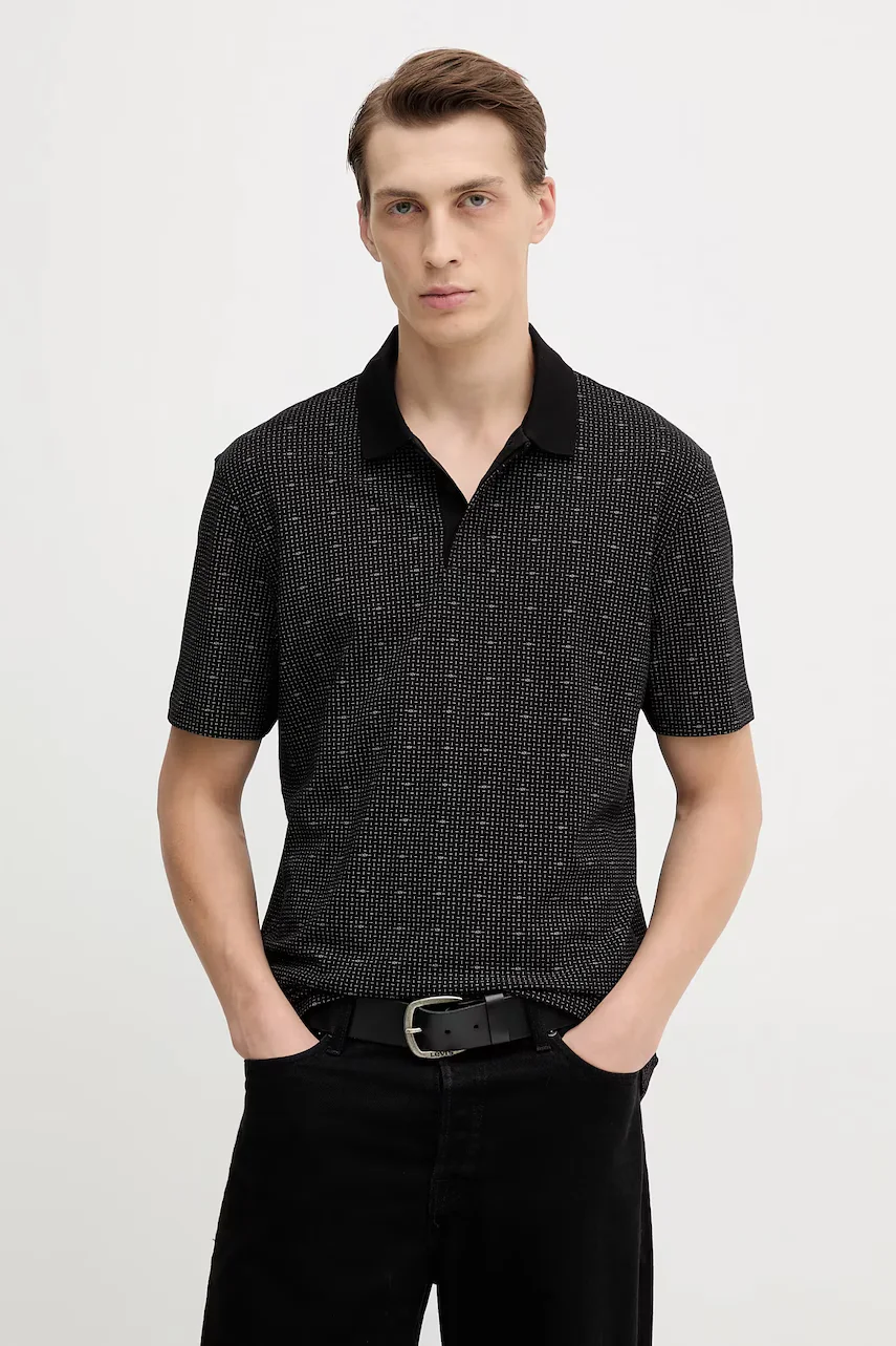 Armani Exchange Тениска с яка