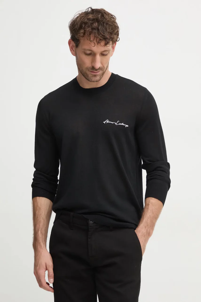 Armani Exchange Вълнен пуловер