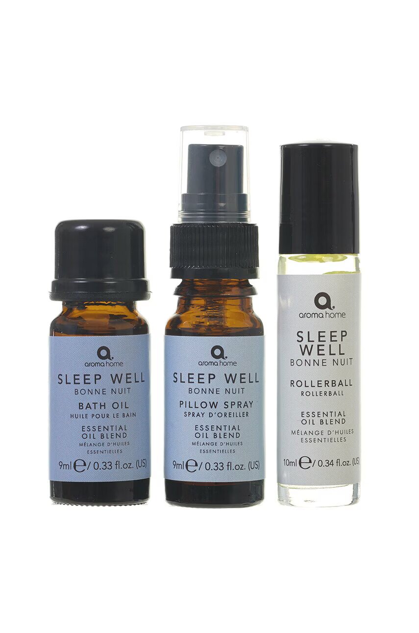Aroma Home Комплект спрей за стая рол-он и масло за баня Sleep Well Set (3 броя)