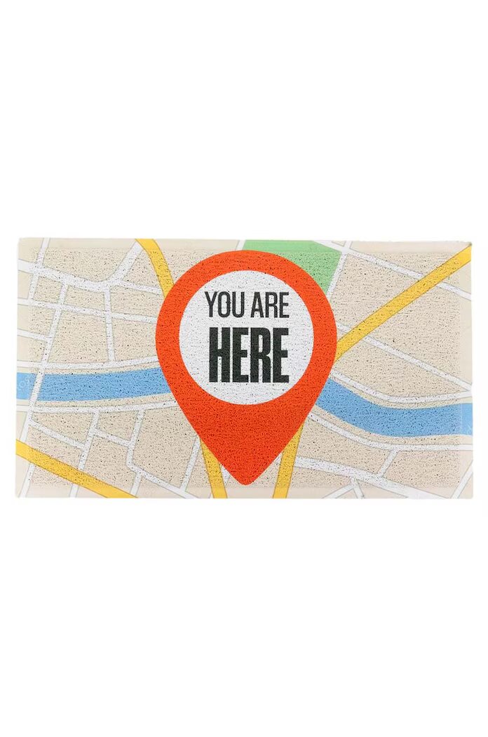 Artsy Doormats Изтривалка You Are Here 70 x 40 cm