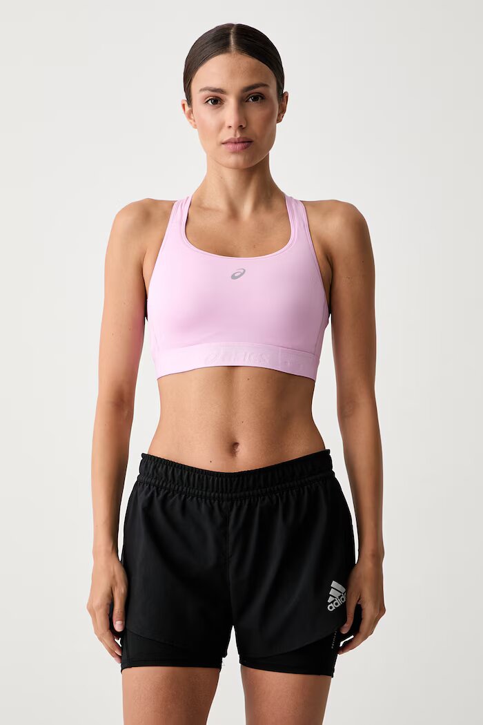 Asics спортен сутиен ROAD COMPRESSION BRA розов 2012C995.704