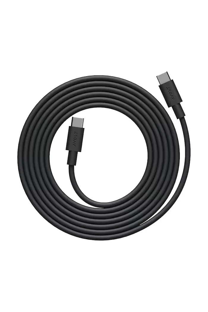 Avolt Usb кабел за зареждане Cable 1 / USB-C to USB-C / 2 m в черно