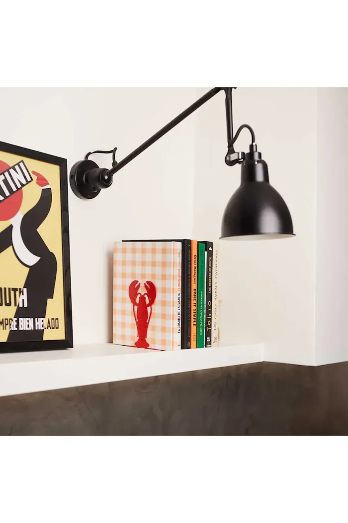 Balvi Подпора за книги Lobster 16 x 10 x 10 cm в червено