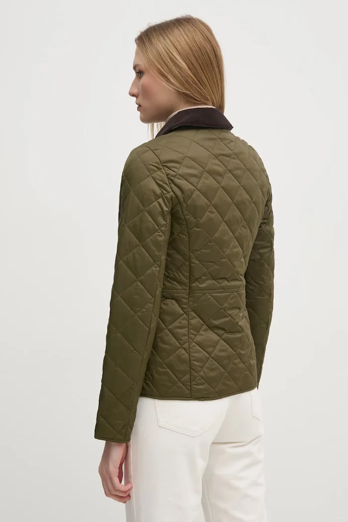 Barbour капитонирано яке дамско Deveron Quilt зелено LQU1012