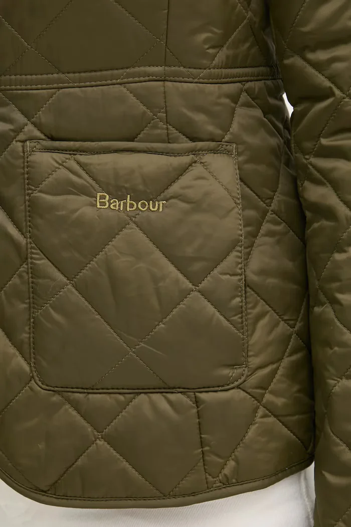 Barbour капитонирано яке дамско Deveron Quilt зелено LQU1012