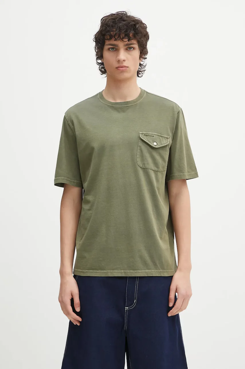 Barbour Памучна тениска Newstreet Relaxed Fit T-Shirt