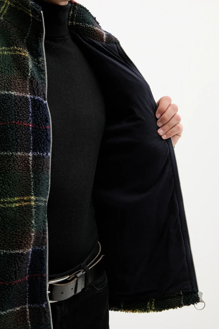 Barbour поларен суичър мъжки зелен MFL0187
