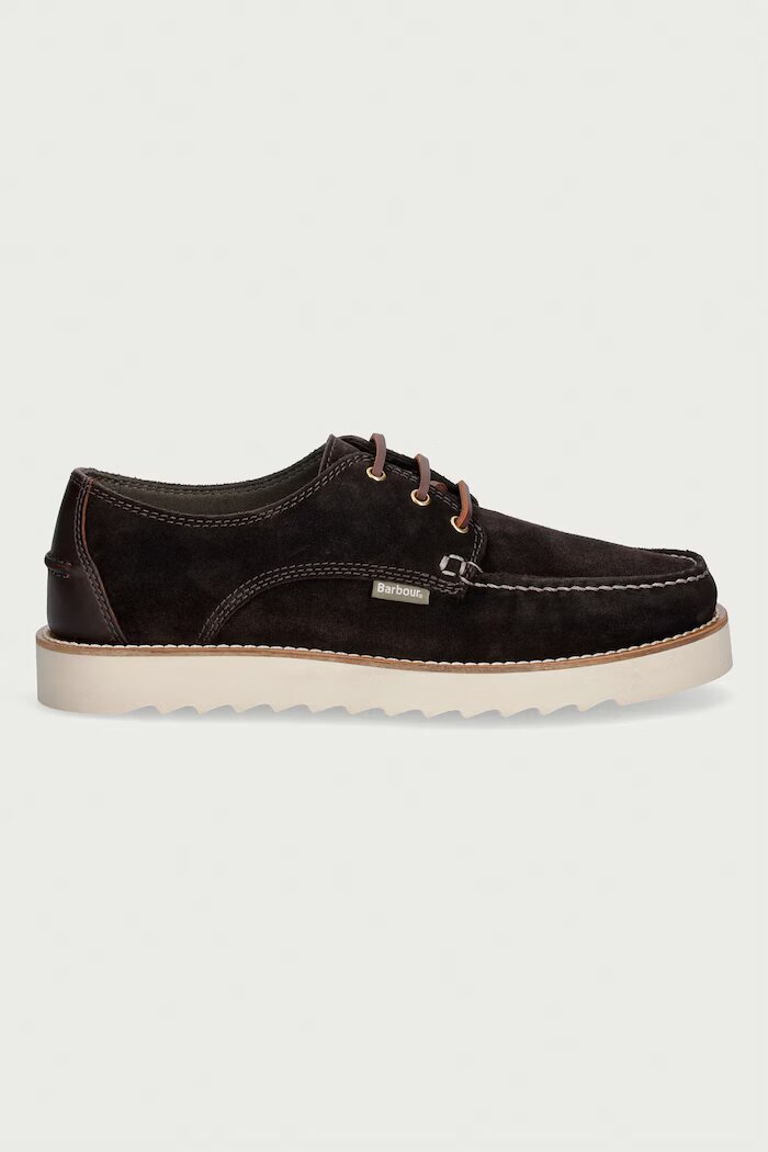 Barbour половинки обувки мъжки от велур Aydon кафяви MFO0823BR35