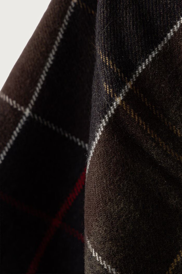 Barbour шал тип кърпа дамски зелен LSC0499