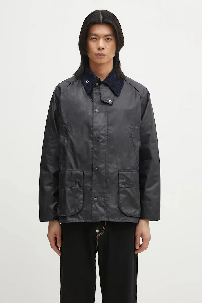 Barbour Яке в тъмносиньо преходен модел