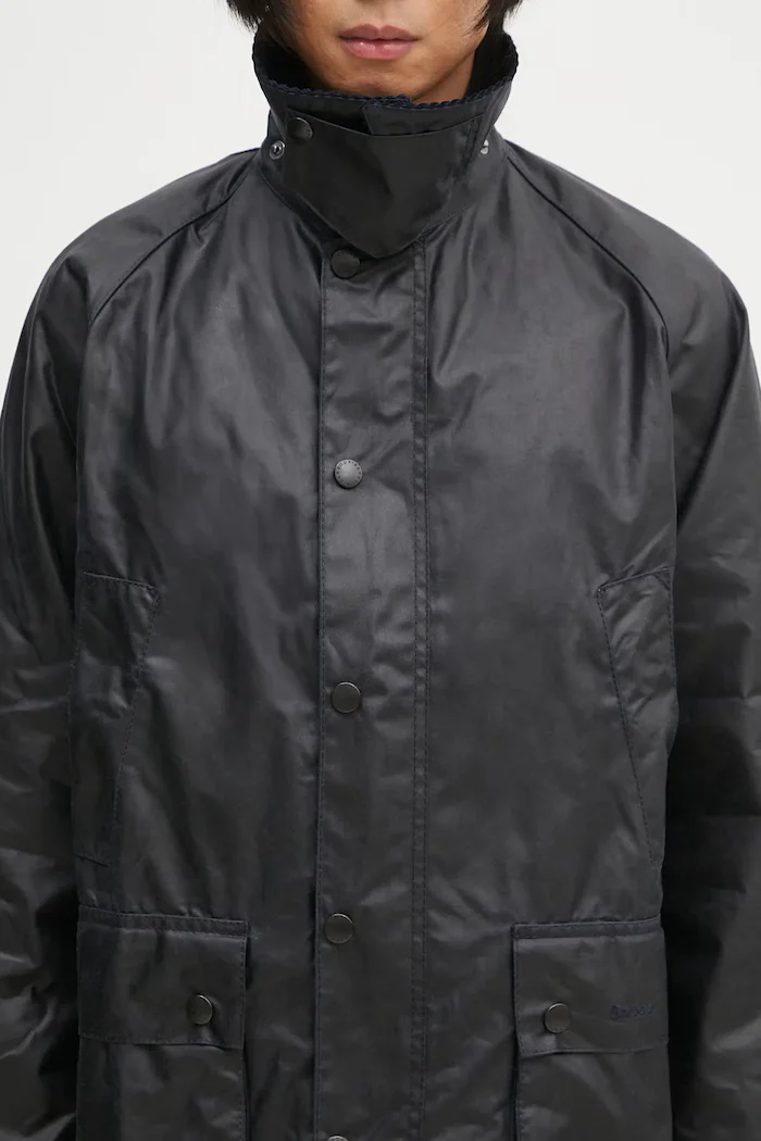 Barbour Яке в тъмносиньо преходен модел