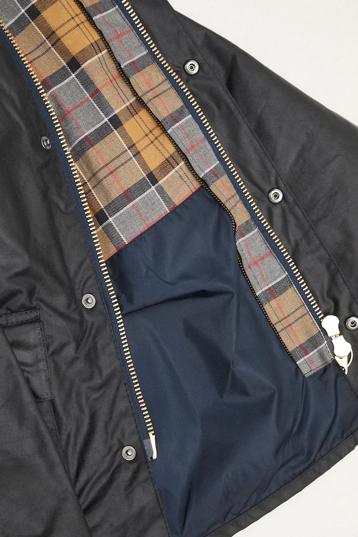 Barbour Яке в тъмносиньо преходен модел