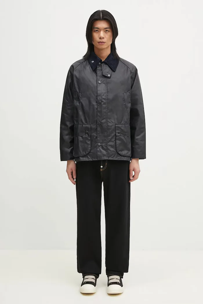 Barbour Яке в тъмносиньо преходен модел