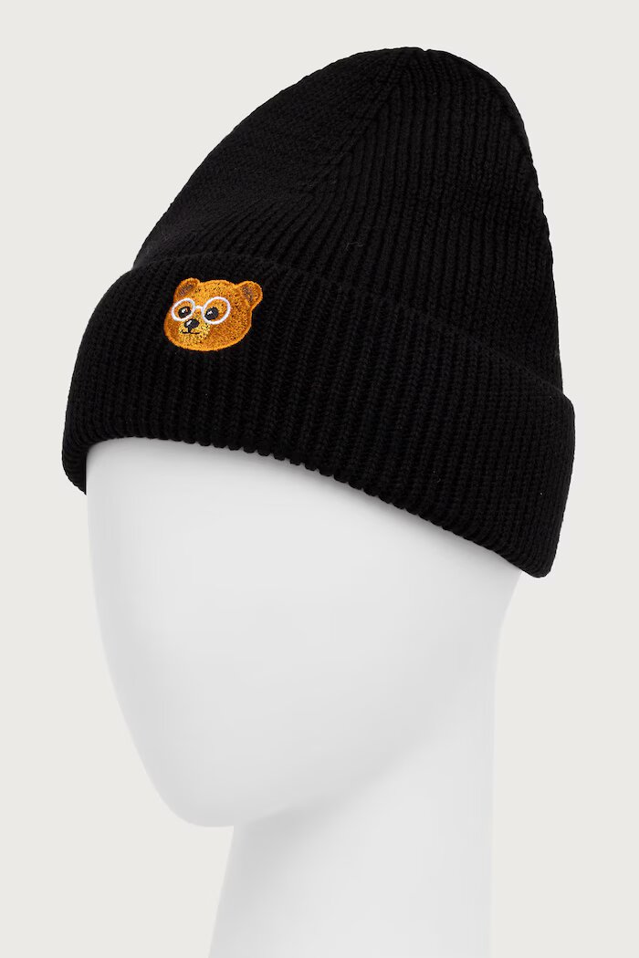 baron filou шапка beanie от памук черна 000014297
