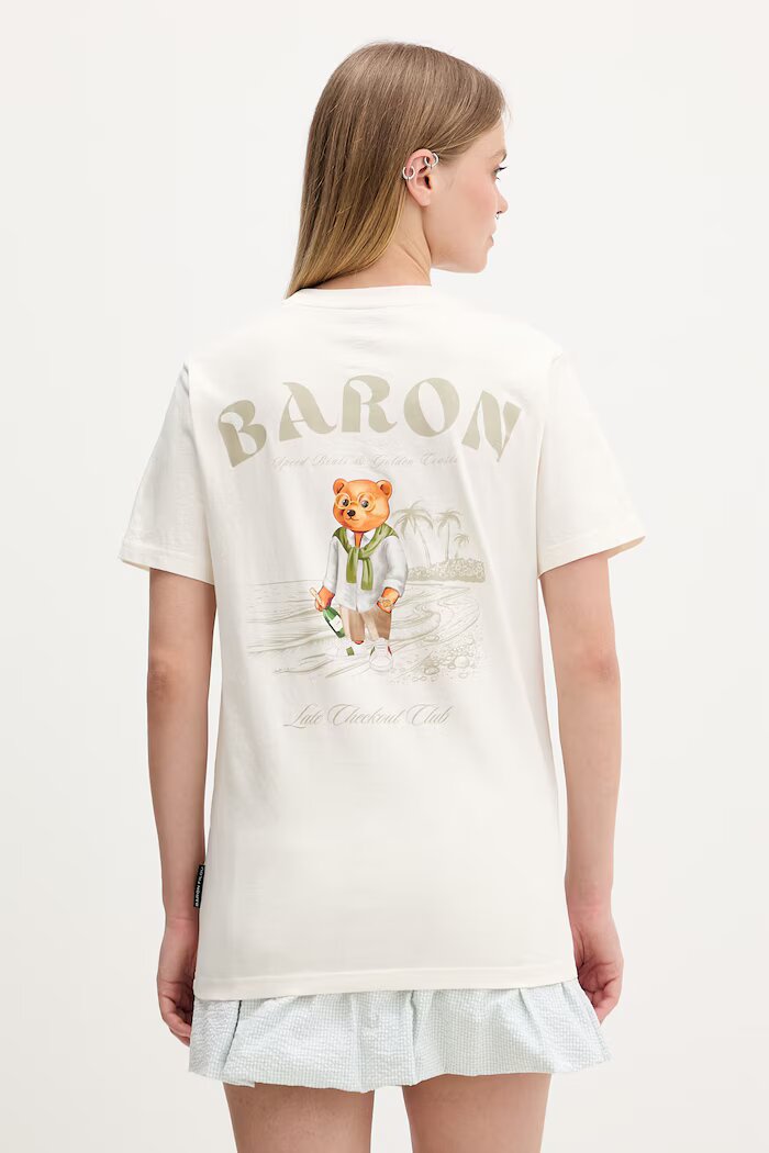 baron filou тениска от памук Filou CXL. BARON бежова 000014961