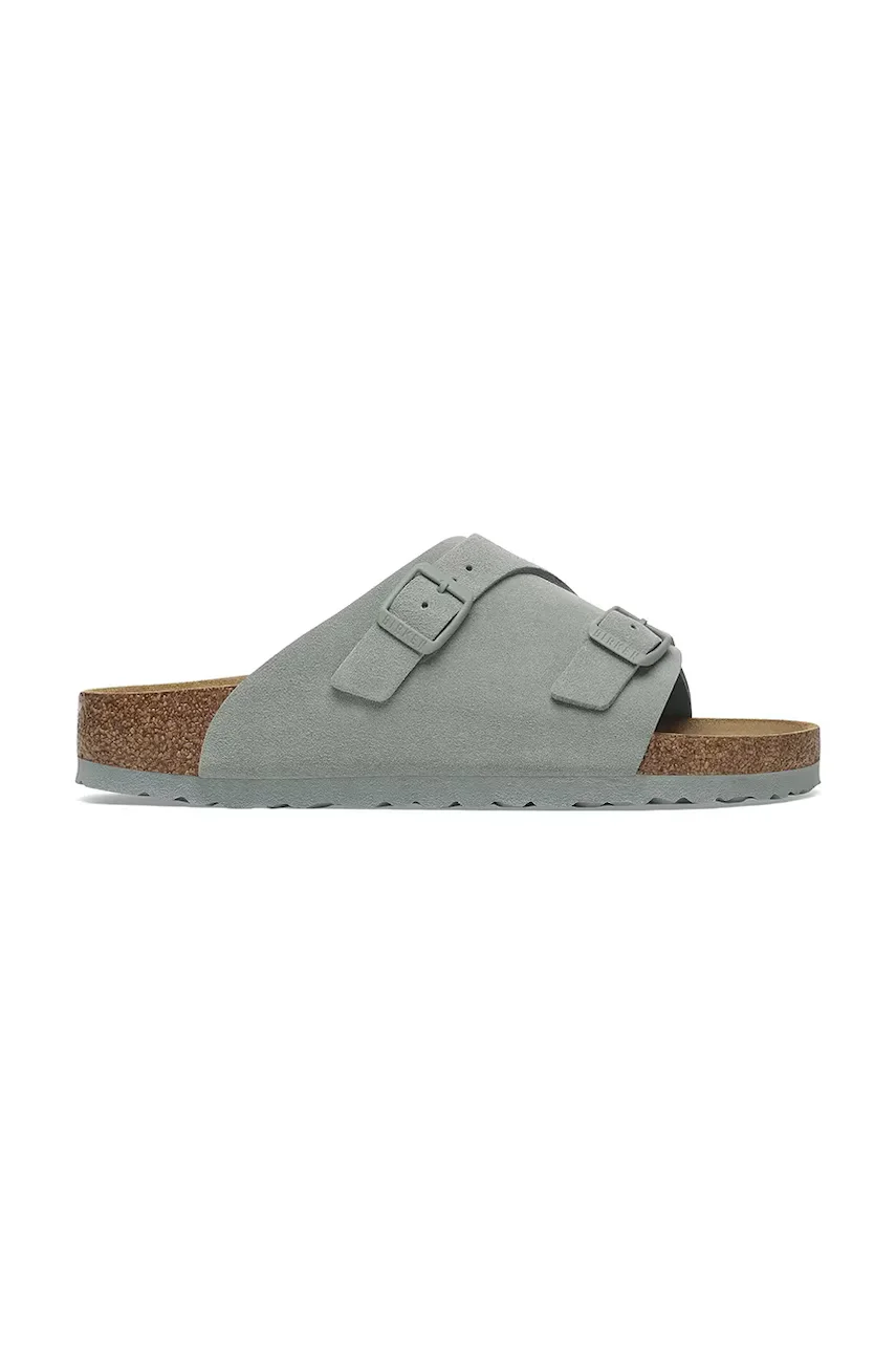 Birkenstock Велурени чехли Zürich