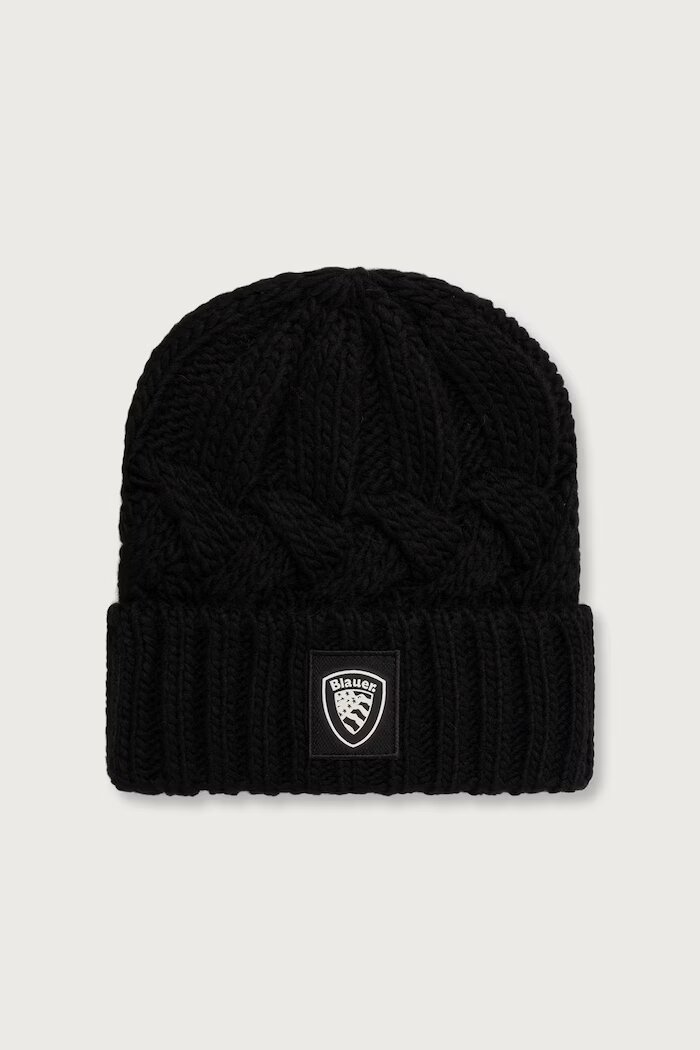 Blauer шапка дамска с вълна черна BLDA05564