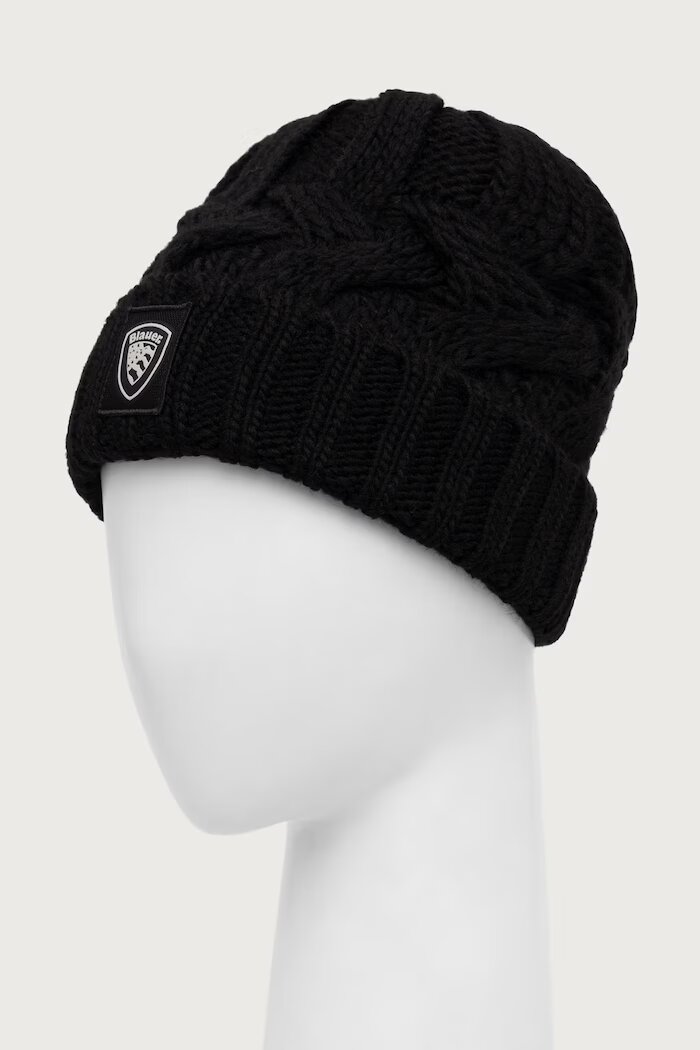 Blauer шапка дамска с вълна черна BLDA05564