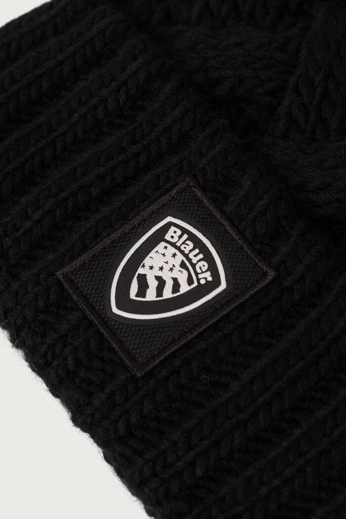 Blauer шапка дамска с вълна черна BLDA05564