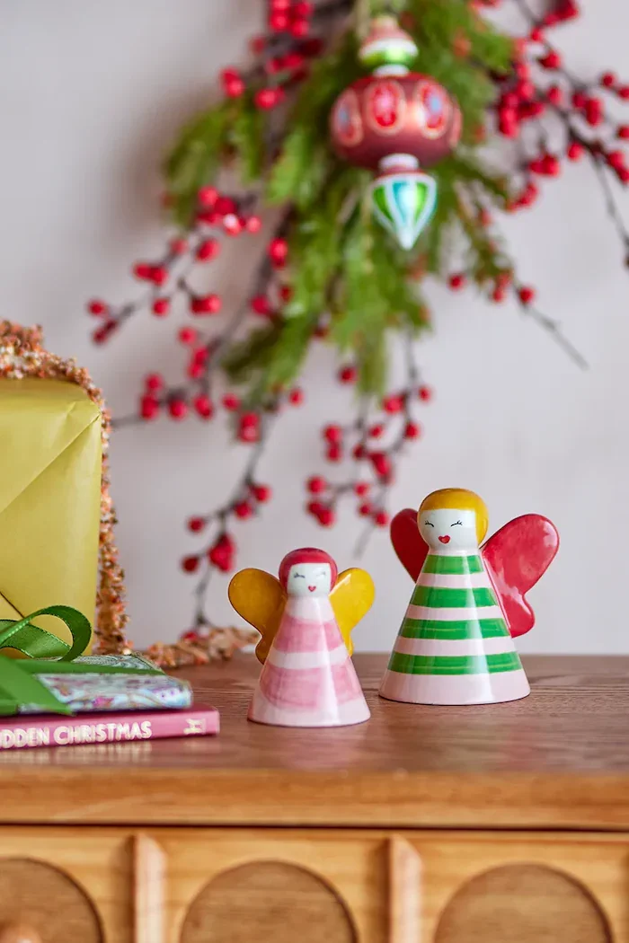 Bloomingville Декоративна коледна фигурка Caramella 8 / 10 cm (2 броя)