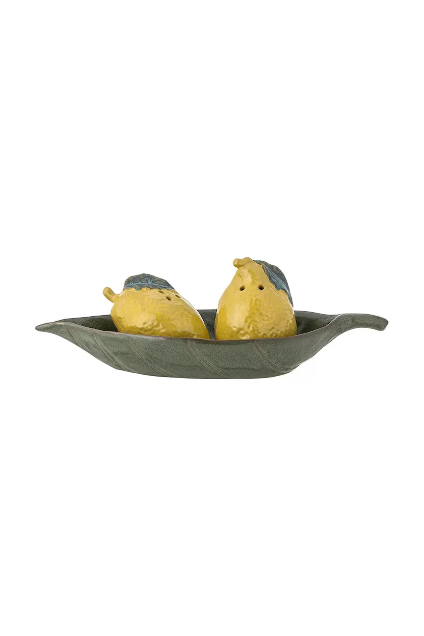 Bloomingville Солница и пиперница с чинийка Limone Salt & Pepper Shaker Set